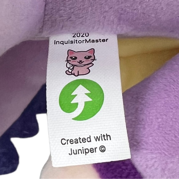 Inquisitor Master Light Sleepover Plush Purple Sleepover Edition Roblox YT 11” - Picture 9 of 12
